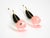 Black Mid-Century Modern Wall Lamps with Pink Acrylic Glass Shades, 1950s, Set of 2 For Sale - Image 8 of 18