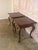 Pair of French Louis XV Faux-Leather Painted Side Tables For Sale - Image 16 of 18