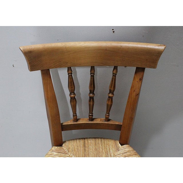Late 19th Century Dining Chairs in Blonde Cherry, Set of 6 For Sale - Image 5 of 18