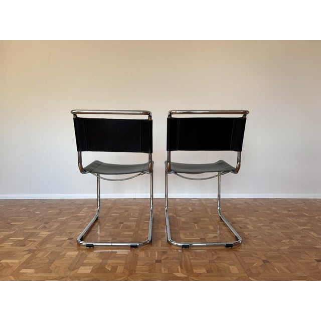 S33 Chairs by Mart Stam for Thonet, 1980s, Set of 2 For Sale - Image 6 of 18