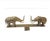 Dolbi Cashier Large Brass Elephants on Seesaw Sculpture ~ Circa 1980s For Sale In Atlanta - Image 6 of 9