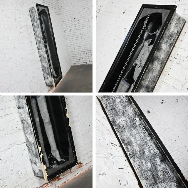 Susan Tibbles Life Sized Art Assemblage “Master Lock” Framed Sculpture in Distressed Display Case For Sale - Image 11 of 12