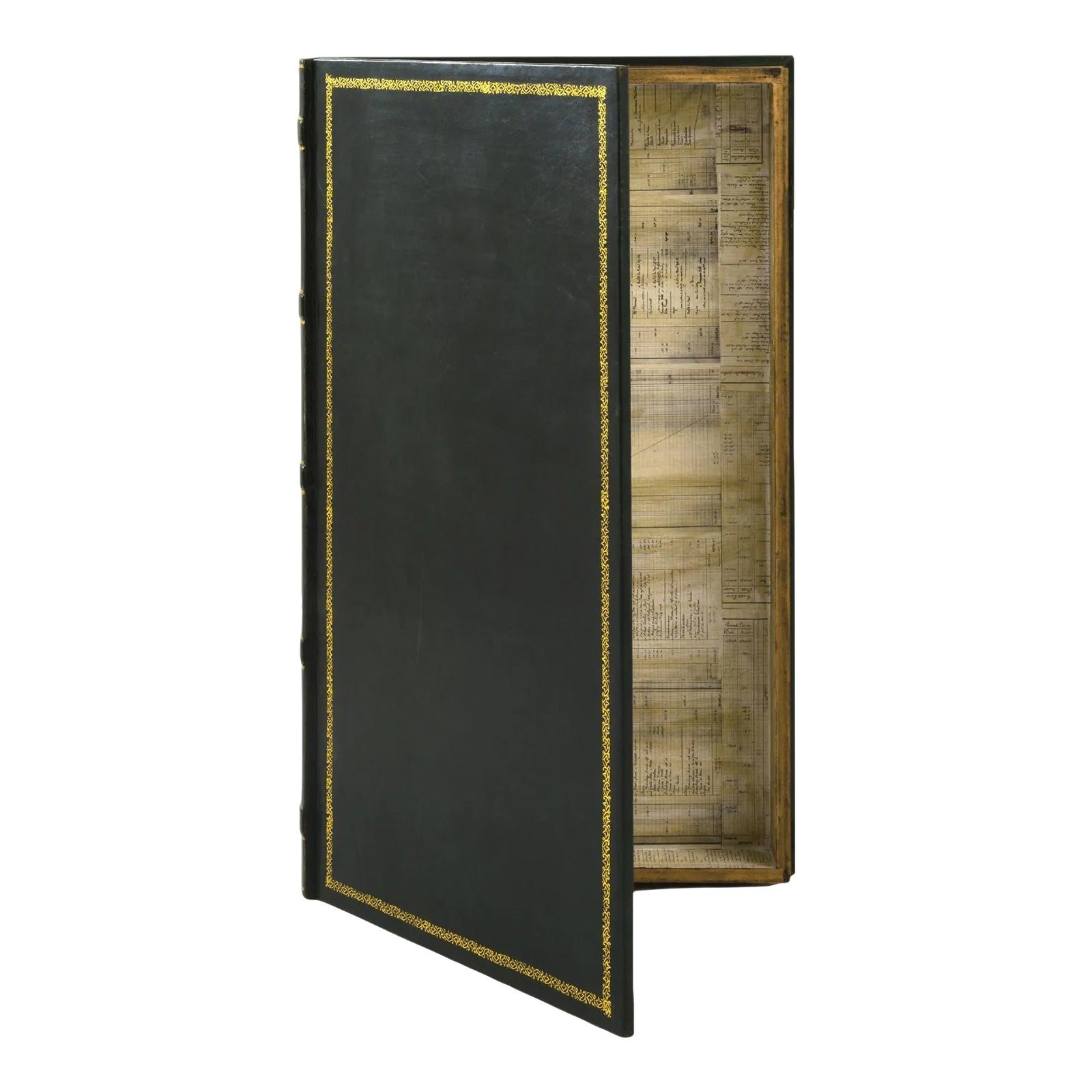 Vintage Wooden BookShaped Box Chairish