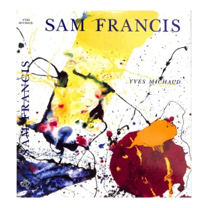 "Sam Francis" Book 1992 Michaud, Yves