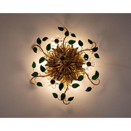 Flush Mount attributed to Maison Baguès, 1940s For Sale - Image 6 of 8