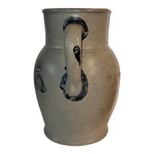 19th Century Decorated Stoneware Pennsylvania Pitcher