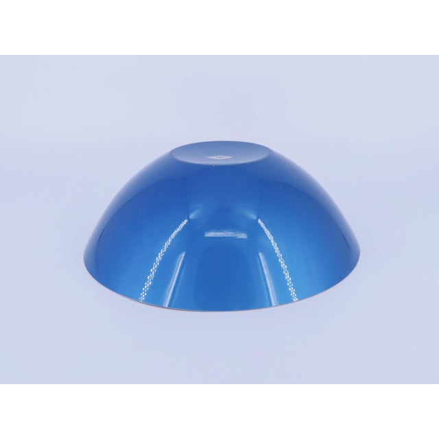 Metal Vintage Emetlox Design Norway Anodized Aluminum Serving Bowl For Sale - Image 7 of 8