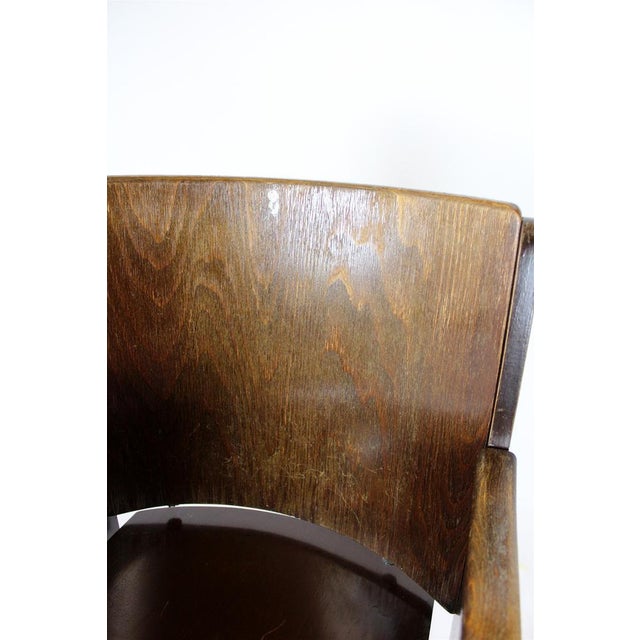 Brown Vintage Cinema Chair, 1940s For Sale - Image 8 of 11