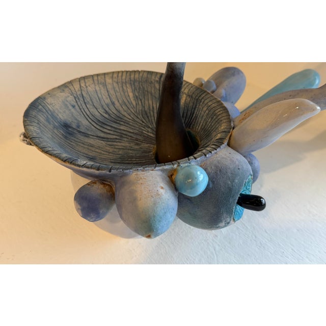 Contemporary Stunning Botanic Ceramic Sculpture Detroit Artist For Sale - Image 3 of 6