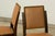 Set of 6 1930s French Art Deco Maple Dining Chairs in Tan Leather For Sale - Image 15 of 18