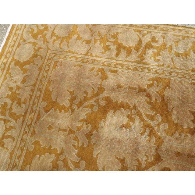 Mid 20th Century Galerie Shabab Collection Mid-20th Century Indian Lahore Accent Rug For Sale - Image 5 of 8