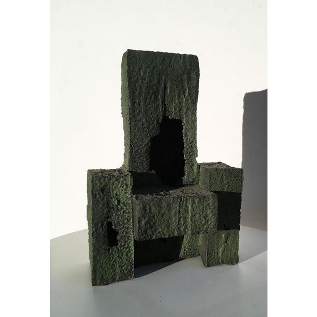 Italian Cast Iron Abstract Sculpture by Urano Palma, 1985 For Sale - Image 11 of 18