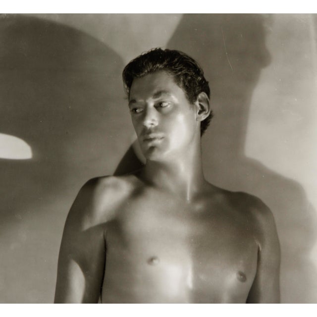 Original Black and White Photograph of Johnny Weissmuller by George Hurrell For Sale In Monterey, CA - Image 6 of 9