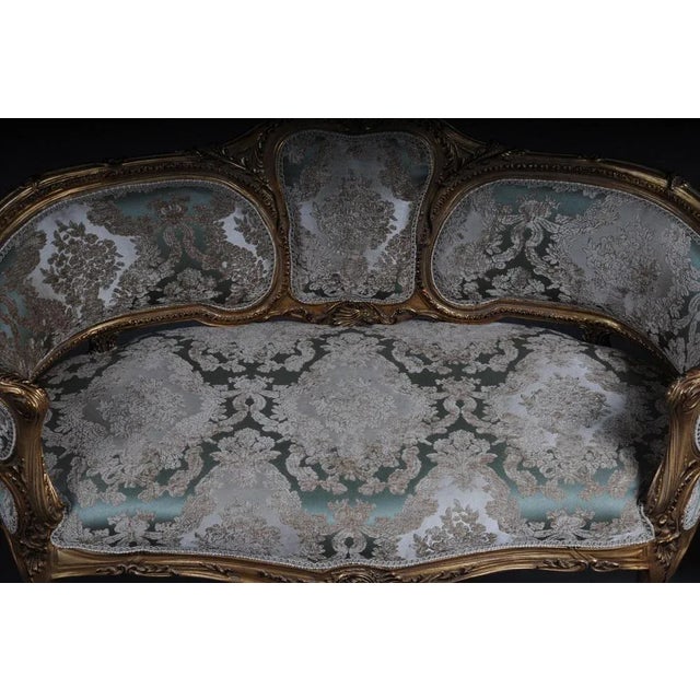 Vintage Rococo Beech Sofa For Sale - Image 12 of 13