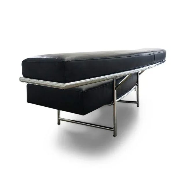 Black Leather Monte Carlo Sofa by Eileen Gray for ClassiCon For Sale In Atlanta - Image 6 of 10