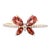 Everyday Dainty Garnet Diamond Butterfly Ring- Gifts for Daughter Size 6.5 For Sale