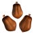 Mid 20th Century Teak Serving Bowls - 3 pcs For Sale