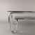 Metal Italian Space Age Steel and Smoked Glass Coffee Table, 1970s For Sale - Image 7 of 8