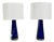 Alberto Donà, Table Lamps, Blue Murano Glass, Italy, 1995 For Sale