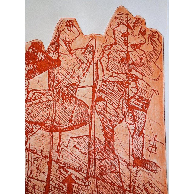 Modern Popoff, Personnages, Etching For Sale - Image 3 of 7