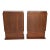 Art Deco Zebrawood Pedestals, Late 20th Century, Sculptural Pair For Sale
