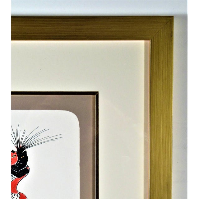 Printmaking Materials Leonor Fini, La Grande Parade des Chats (The Great Parade of the Cats), Circa 1973 For Sale - Image 7 of 8