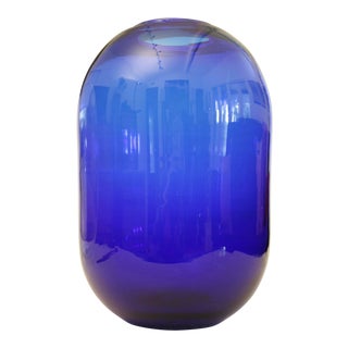 Don Shepherd Blenko 8016 Sculptural Modernist Vase For Sale