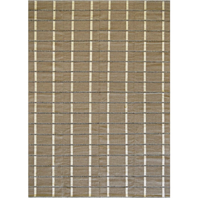 Mid-Century Modern Birger Handwoven Hemp Rug by Celerie Kemble for Chairish, 6'x9' For Sale - Image 3 of 8