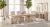 Wood Colette Linen Slipcover Dining Chairs, Set of 2 For Sale - Image 7 of 13