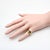 Vintage French 18k Gold Cannel Set Sapphire Ring by MC Parisg, Size 6.75 For Sale - Image 10 of 11