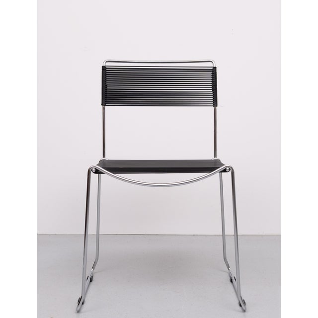 Mid-Century Modern Vintage Italian Spaghetti Chairs by Giandomenico Belotti for Allias, 1980s, Set of 6 For Sale - Image 3 of 17