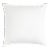 White 26x26 Down So Soft Linen Pillow For Sale