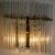 Glass and Brass Wall Sconces in the style of Sciolari, 1960s, Set of 2 For Sale - Image 9 of 13