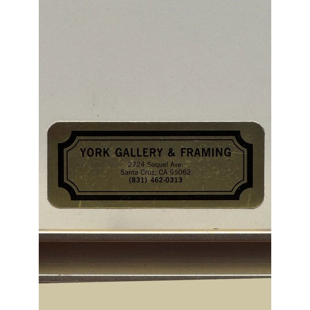 Small Signed Watercolor of via Dei Neri, Florence, Italy For Sale - Image 4 of 4