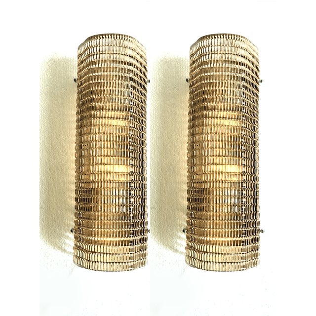 Murano Smoked Diamanted Rectangular Murano Glass Wall Sconce-Set of Two For Sale - Image 4 of 6