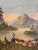 French Artist, Romanticist Lake Scene, 19th Century, Oil on Canvas For Sale - Image 7 of 12