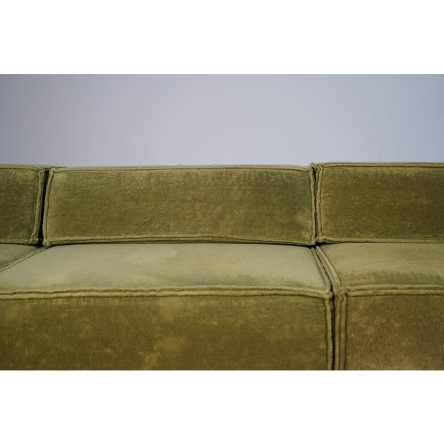 Trio Modular Sofa in Green Upholstery from Cor, Germany, 1970s, Set of 6 For Sale - Image 9 of 16