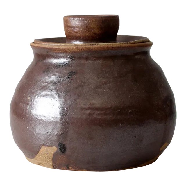 Vintage Studio Pottery Jar For Sale