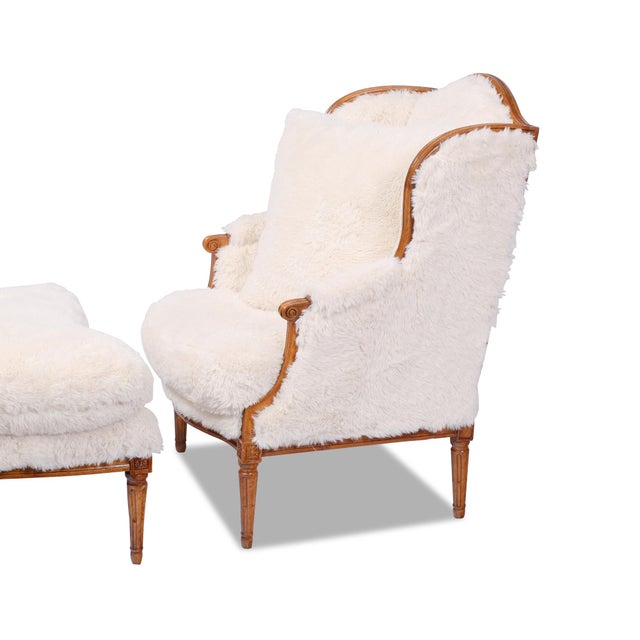 Set of Antique Duchesse Chair with Ottoman, England, 1780, Set of 2 For Sale - Image 4 of 8