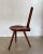Brown Antique Wooden Farmhouse Tripod Chair, 1900s For Sale - Image 8 of 11