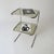 Silver Vintage Side Table, 1970s For Sale - Image 8 of 10