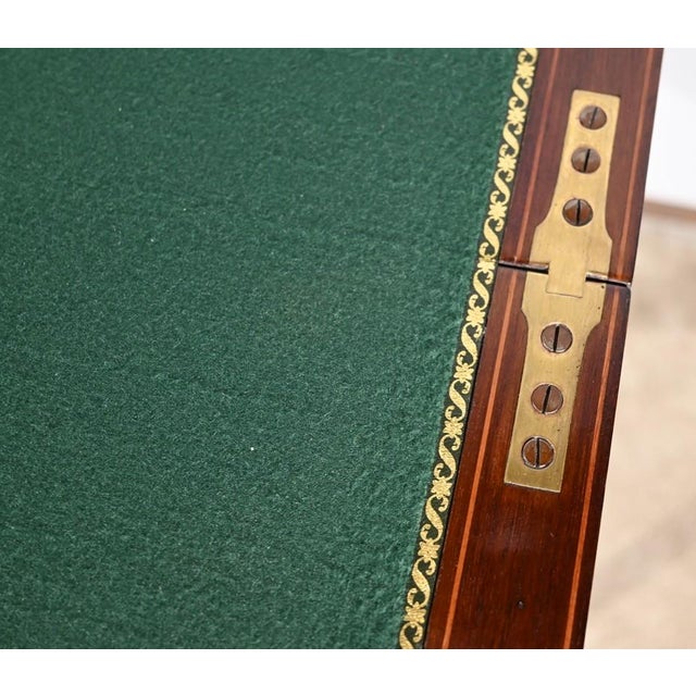 Mahogany Games Tables by H.J. Linton, 1920, Set of 2 For Sale - Image 9 of 18