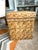 Vintage Woven Rattan Lidded File Storage Box For Sale In Louisville - Image 6 of 12