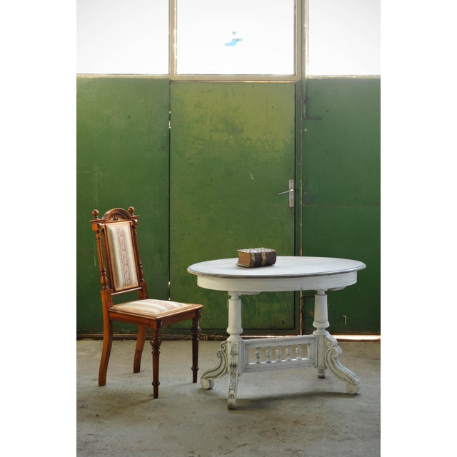 Oval-Shaped Salon Coffee Table, 1800s For Sale - Image 3 of 9