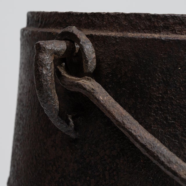 French Mid 20th Century France Charcoal Iron Serving Piece For Sale - Image 3 of 15