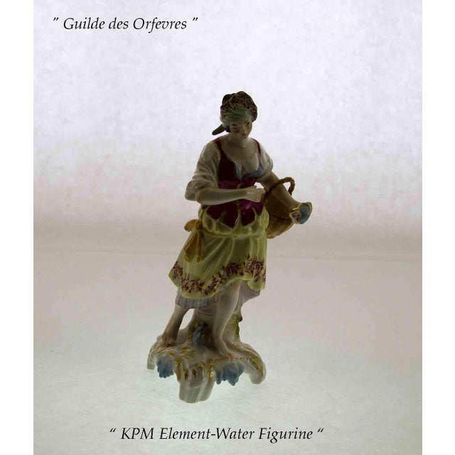 Ref. # 45769414 Photo 524 Description : Hand Crafted Figurine-Element Pattern : Element-Water or Shepherdess with Water...