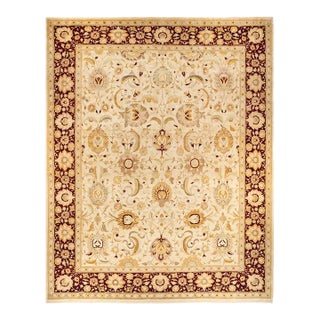 Mogul, One-of-a-Kind Hand-Knotted Area Rug in Ivory, 12' 3" x 15' 0" For Sale