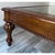 Ethan Allen Tuscan style Devereaux coffee table. The detailed iron grate that sits below the beveled glass top is the...