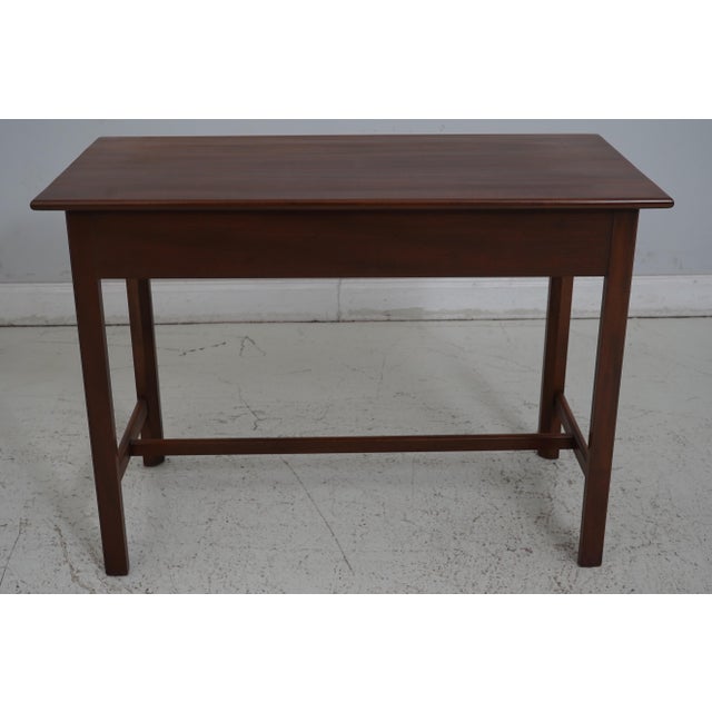 Kittinger Colonial Williamsburg 1 Drawer Mahogany Desk For Sale - Image 10 of 12