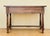 Spanish Walnut Console Table With Geometric Carved Drawers For Sale - Image 13 of 13